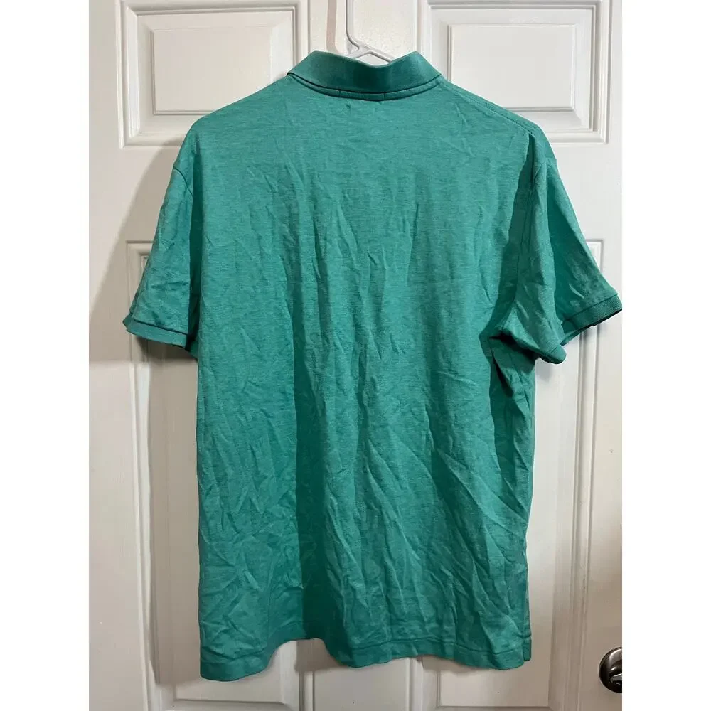 Polo Ralph Lauren Pima Soft Touch Polo Shirt Teal Blue Classic Medium